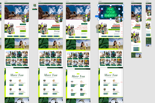 Screenshot of usability test results
